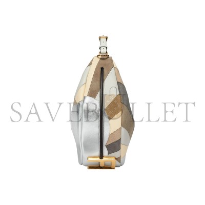 FENDI FENDIGRAPHY BAG STRIPED LEATHER AND SUEDE 8BR799AJSQF1HNT (36*30*11m)